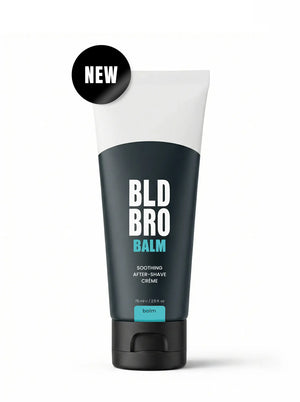 Tube of BLD BRO Balm on a white background